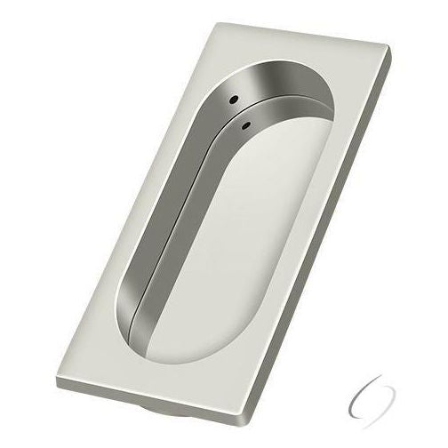 FP4134U14 Flush Pull; Large; 4" x 1-5/8" x 3/8"; Bright Nickel Finish