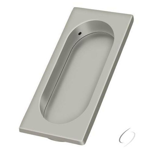 FP4134U15 Flush Pull; Large; 4" x 1-5/8" x 3/8"; Satin Nickel Finish
