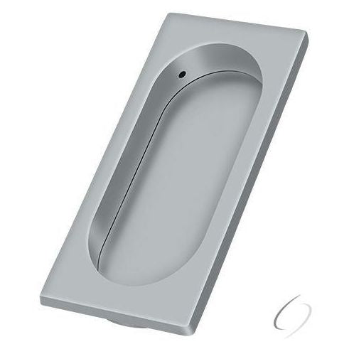 FP4134U26D Flush Pull; Large; 4" x 1-5/8" x 3/8"; Satin Chrome Finish