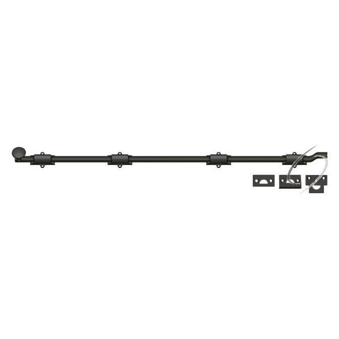 FPG4210B 42" Surface Bolt with Offset; Heavy Duty; Oil Rubbed Bronze Finish