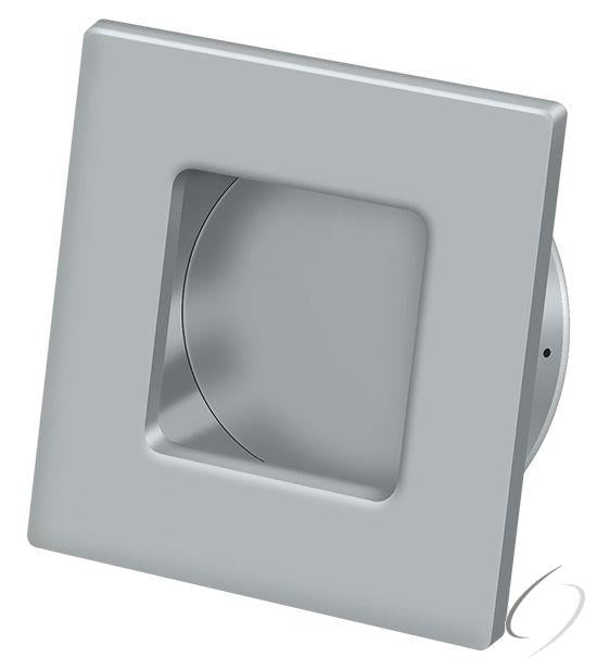 FPS234U26D 2-3/4" Square Heavy Duty Flush Pull Satin Chrome Finish