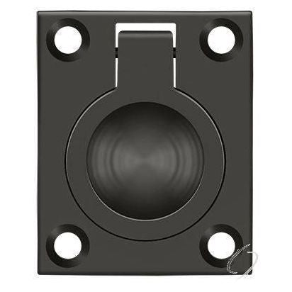 FRP175U10B Flush Ring Pull; 1-3/4" x 1-3/8"; Oil Rubbed Bronze Finish