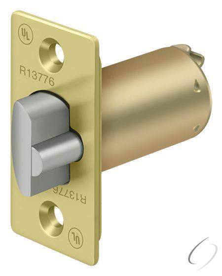 G1RLE275U3 GR1 Regular Latch Entry; 2-3/4"; Bright Brass Finish