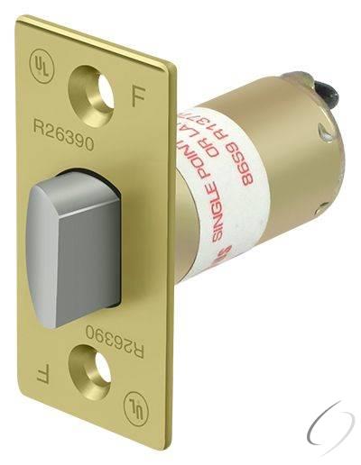 G2RLP275U3 GR2 Regular Latch Pass/Priv; 2-3/4"; Bright Brass Finish