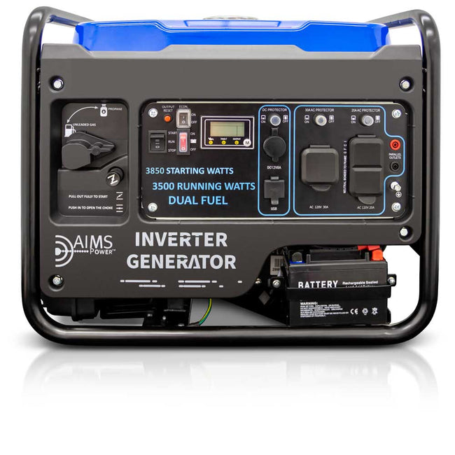 GEN3850W120VD - Dual Fuel Inverter Generator 3850 Watts EPA