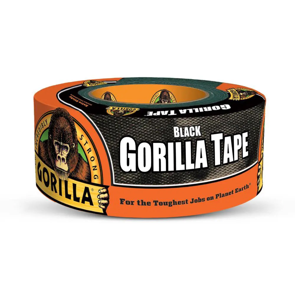 Gorilla 6035120 - Black Gorilla Tape, 2 in x 35 yds