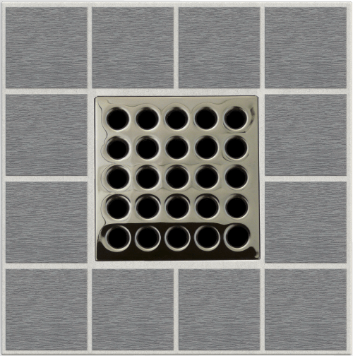 E4409 - PRO Drain Cover in Polished Nickel