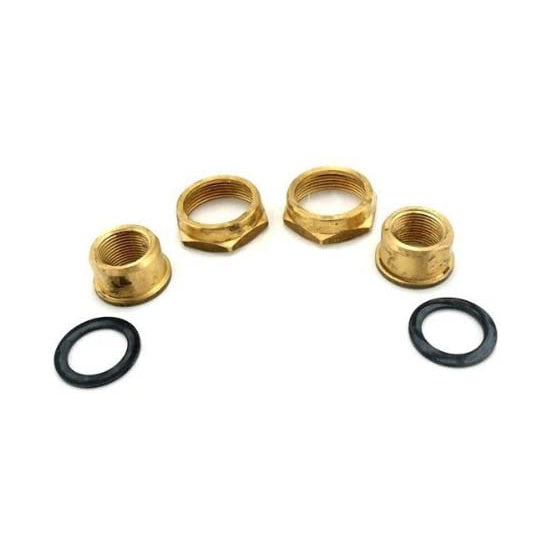 3/4" Bronze Sweat Union Flange Set