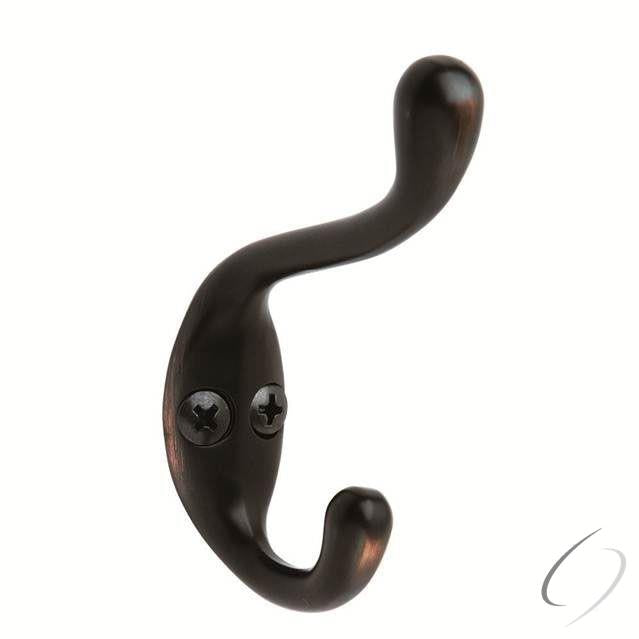 H55445ORB Medium Coat and Hat Hook Oil Rubbed Bronze Finish