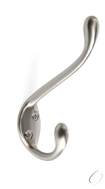 H55451G10 Large Coat and Hat Hook Satin Nickel Finish