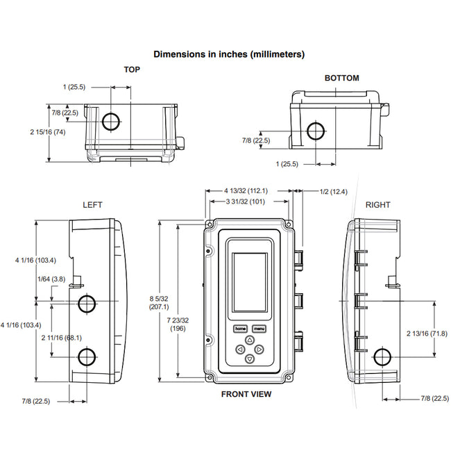 Honeywell T775P2003/U -  Electronic Temp Boiler Controller w/Reset, 4 SPDT, 3 Sensor Inputs