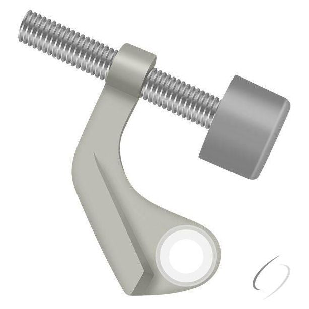 HPH89U15 Hinge Pin Stop; Hinge Mounted for Brass Hinge; Satin Nickel Finish