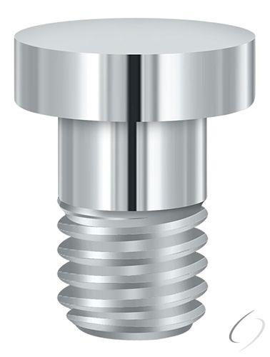 HPSS70U26 Extended Button Tip for Solid Brass Hinge; Bright Chrome Finish