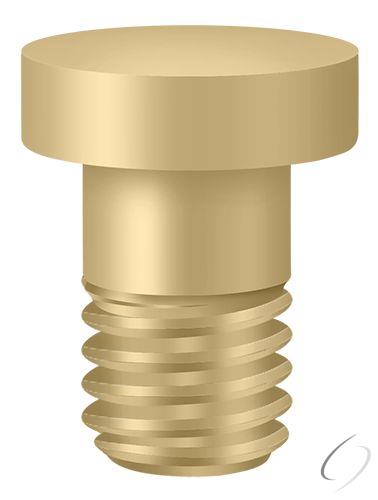 HPSS70U4 Extended Button Tip for Solid Brass Hinge; Brushed Brass Finish