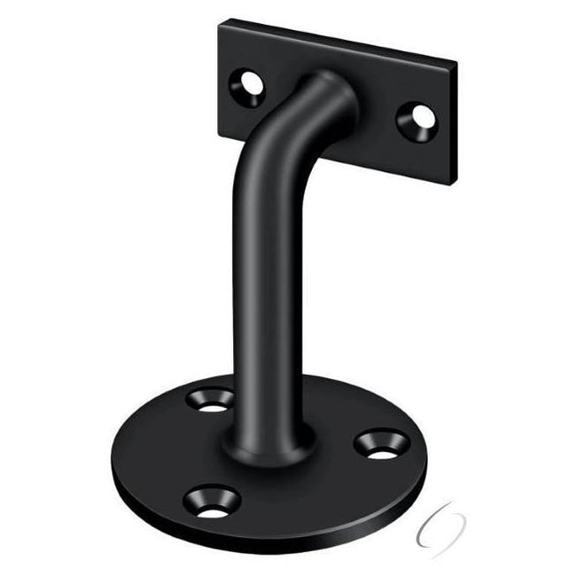 Hand Rail Brackets; 3" Projection; Black Finish
