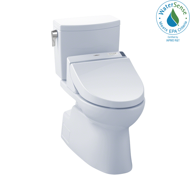 Toto MW4742044CUFG#01 - Vespin II 1G Two-Piece Elongated 1.0GPF Toilet and WASHLET C200 Bidet Seat-