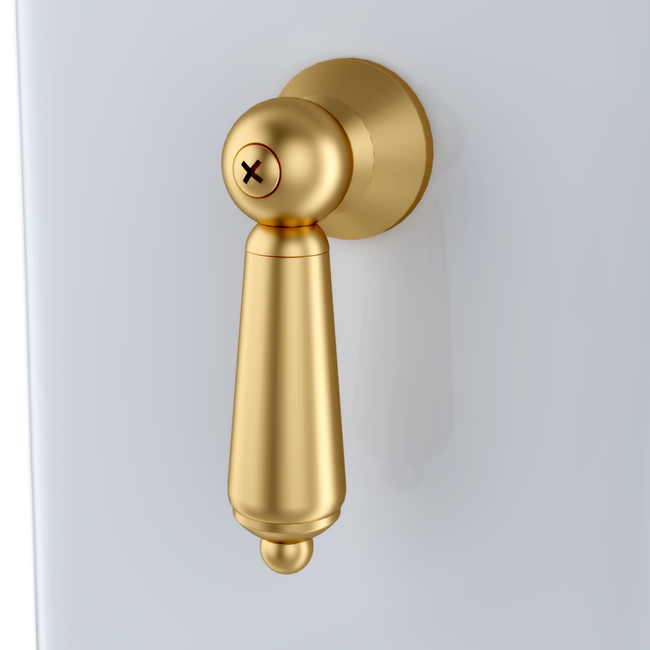 Toto THU141#SB - Replacement Toilet Tank Trip Lever Only-SATIN BRASS