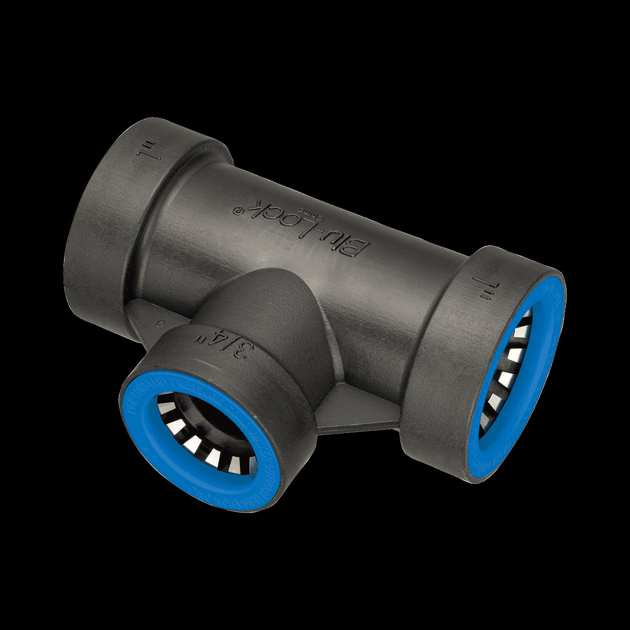 37683 - 1" x 3/4" Blu-Lock 3x Reducing Tee