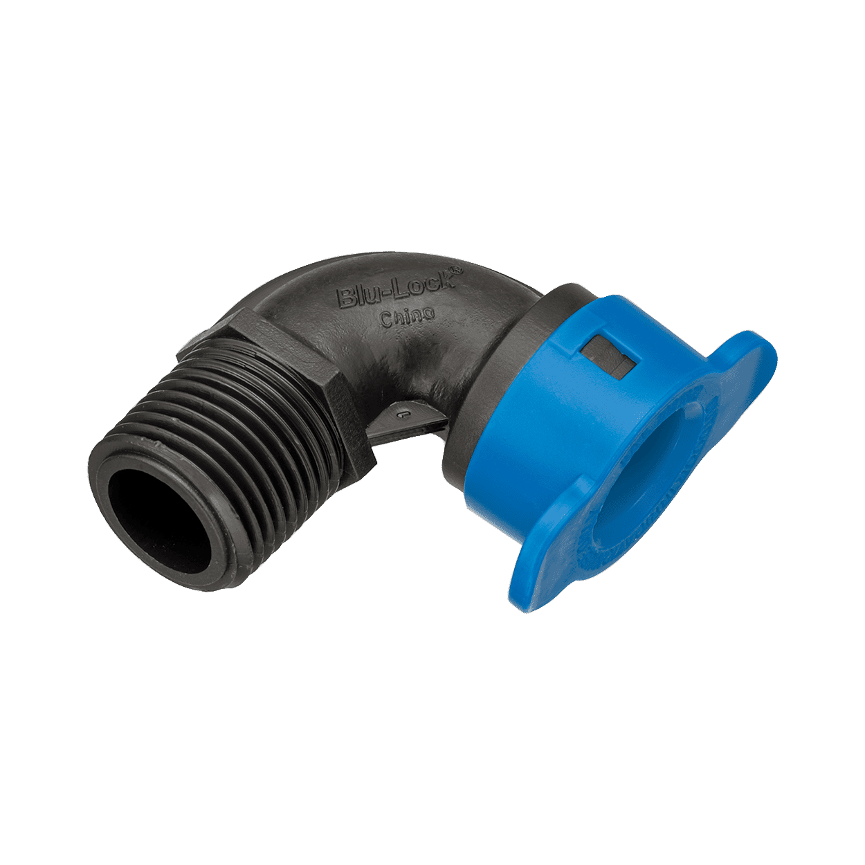 37970 - 1/2" Blu-lock x 1/2" Male Pipe Thread Elbow