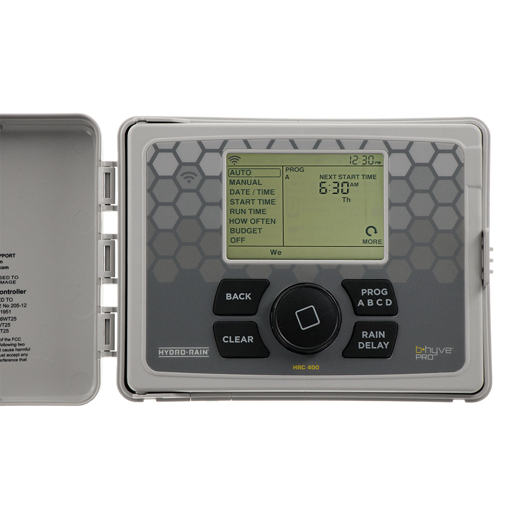 Hydro Rain HRC-400 - Smart Wi-Fi Indoor/Outdoor Sprinkler Controller, 8 or 16 Station