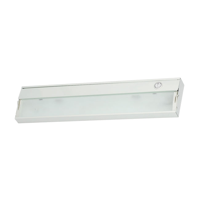 ELK Lighting HZ017RSF - ZeeLite 5" Wide 2-Light Under-cabinet Light in White with Diffused Glass