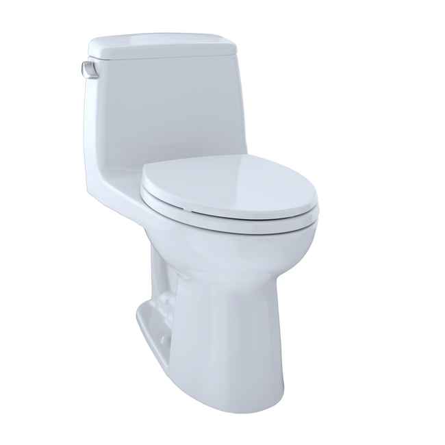 Toto MS854114SL#01 - UltraMax One Piece Elongated 1.6 GPF Toilet with G-Max Flush System- Cotton Whi