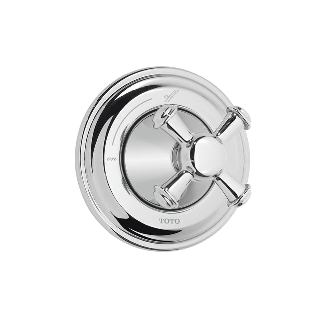 Toto TS220C#CP - Vivian Single Handle Volume Control Trim Only with Cross Handle-Polished Chrome