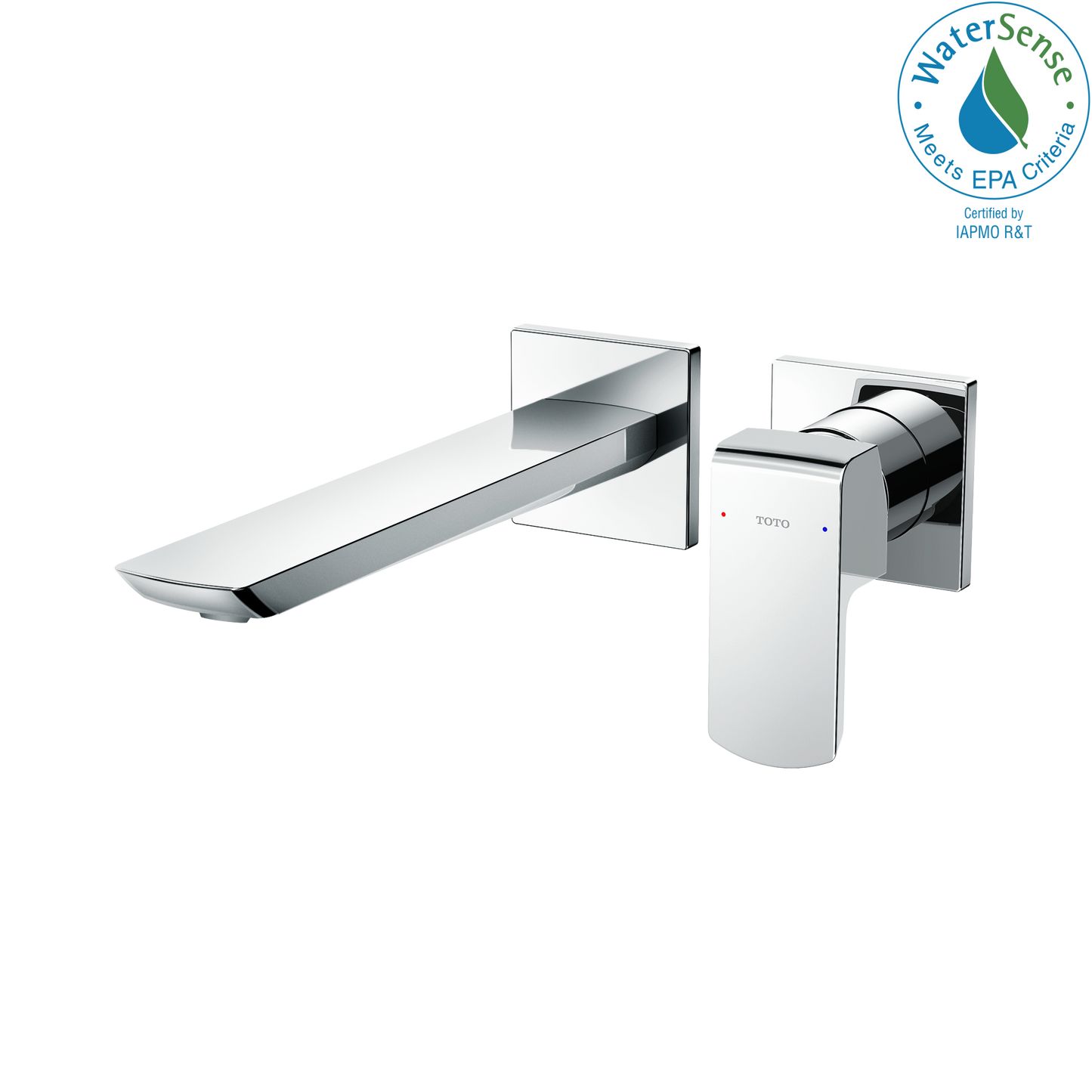 Toto TLG02311U#CP - 1.2 GPM Single Handle Wall Mounted Bathroom Faucet with Comfort Glide- Chrome