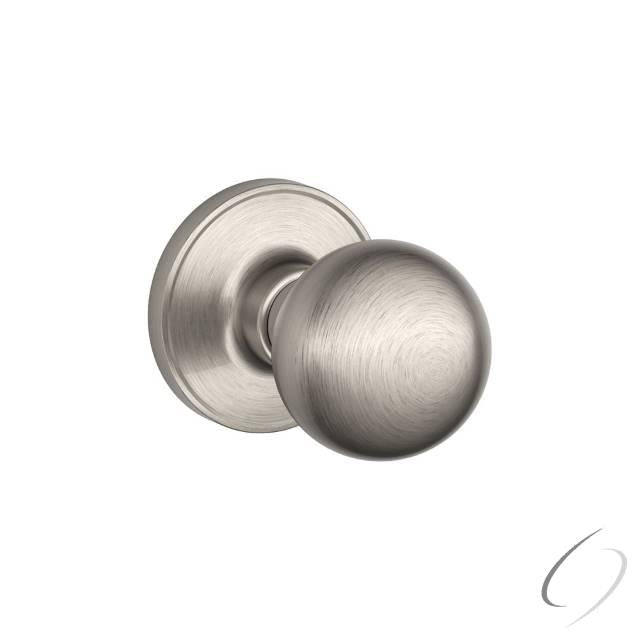 Passage Lock Corona Knob with 16254 Latch and 10101 Strike Satin Nickel