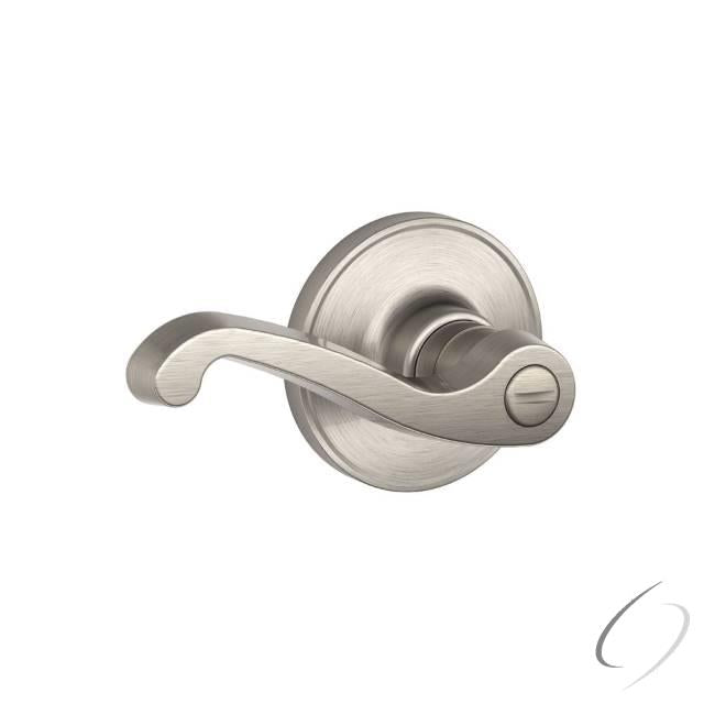 Privacy Lock LaSalle Lever with 16254 Latch and 10101 Strike Satin Nickel Finish