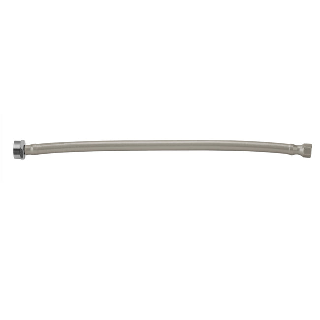 152-MN-SS-GREY - 16" Flexible Stainless Steel Braided Supply Line with Decorative Cover - Gray