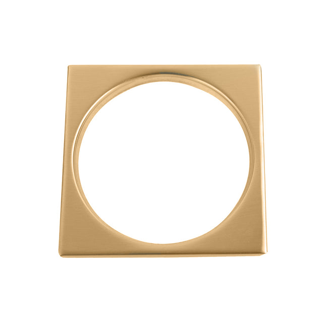 6233-CB - Square Tile Flange Shower Drain Plate - 4-1/4" - Caramel Bronze