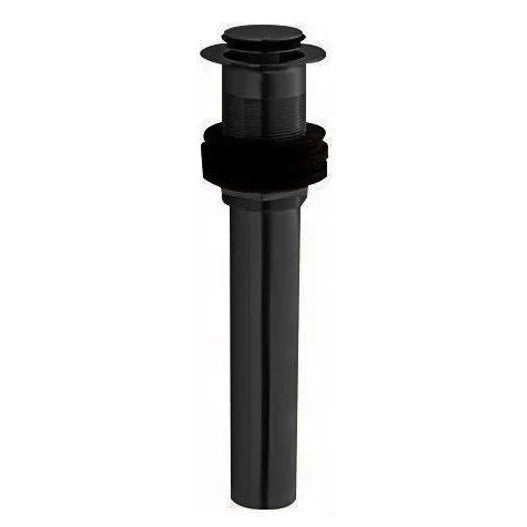 814-MBK - Finger Touch Plug Lavatory Drain in Matte Black