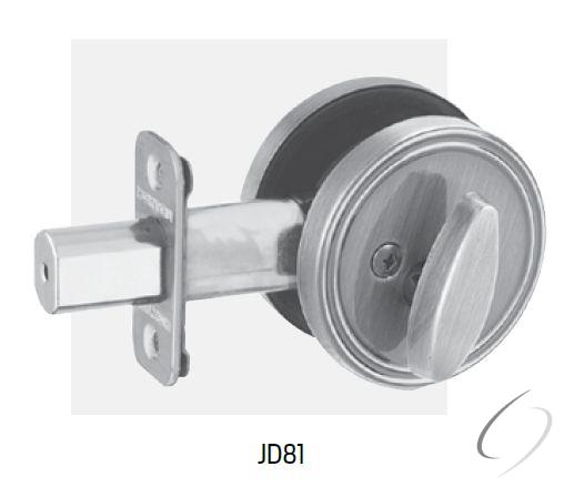 One Sided Deadbolt With Plate with 16068 Latch and 10103 Strike Sati