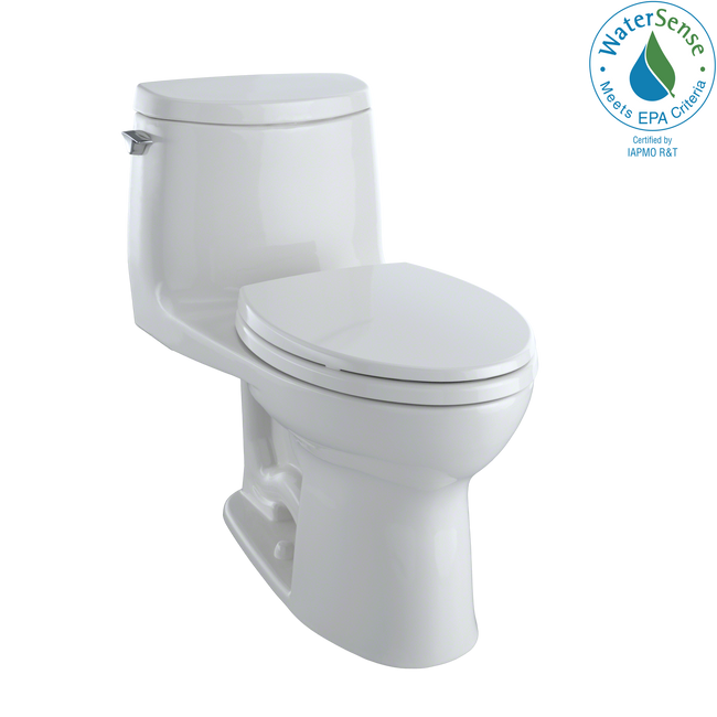 Toto MS604114CUFG#11 - UltraMax II 1G One-Piece Elongated 1.0 GPF Universal Height Toilet with CEFIO
