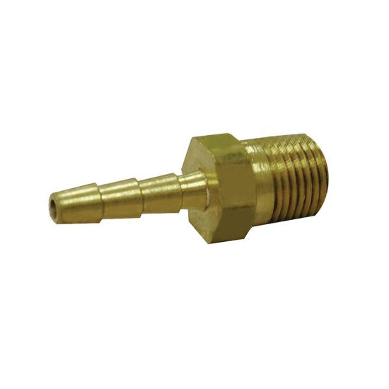 Jones Stephens G25 - Brass Hose Barb to Male Pipe Adapter