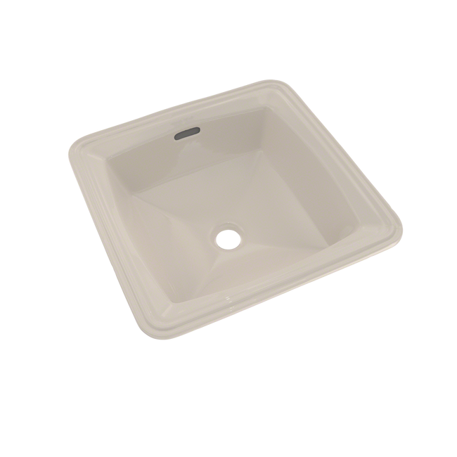 Toto LT491G#12 - Connelly Vitreous China Undermount Square Bathroom Sink, 17'' L x 17'' W x 7.5'' H-