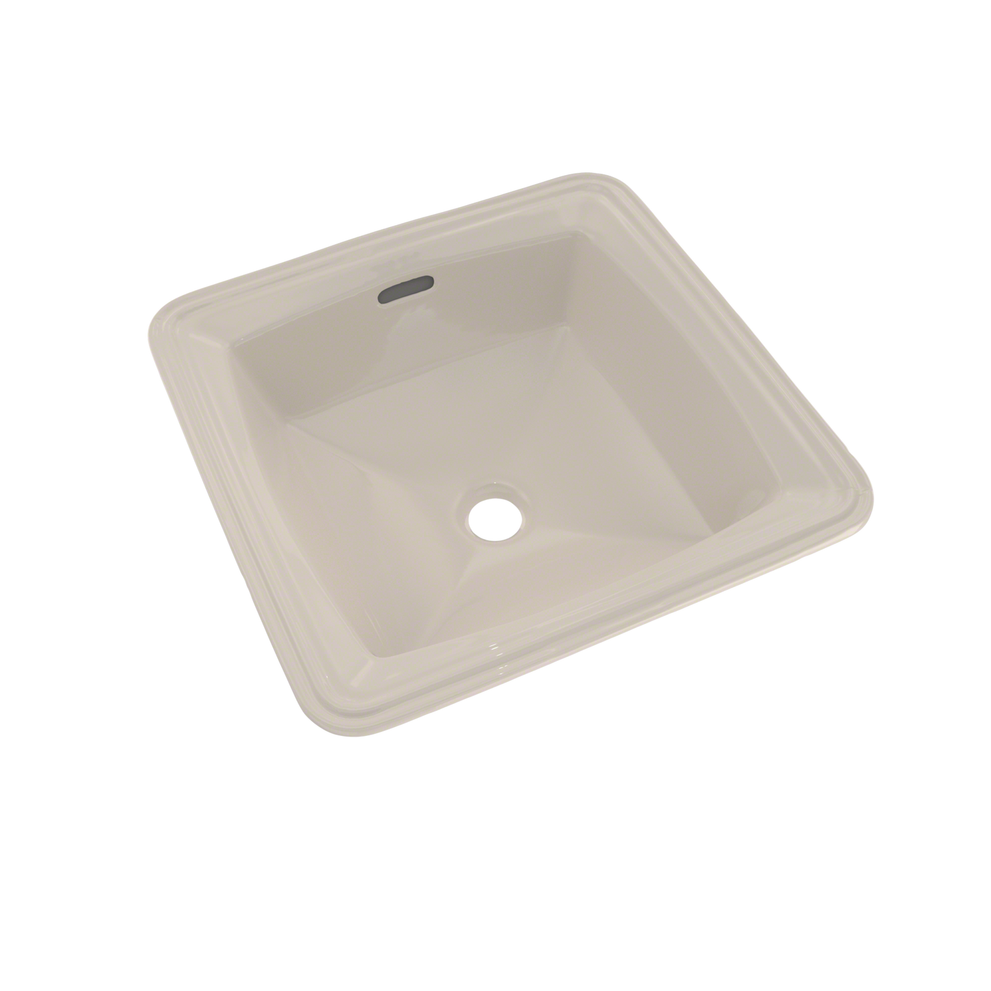 Toto LT491G#12 - Connelly Vitreous China Undermount Square Bathroom Sink, 17'' L x 17'' W x 7.5'' H-