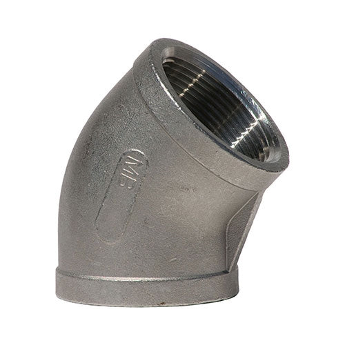 K602-16 - 1" Threaded 45 Degree Elbow, 316 Stainless Steel