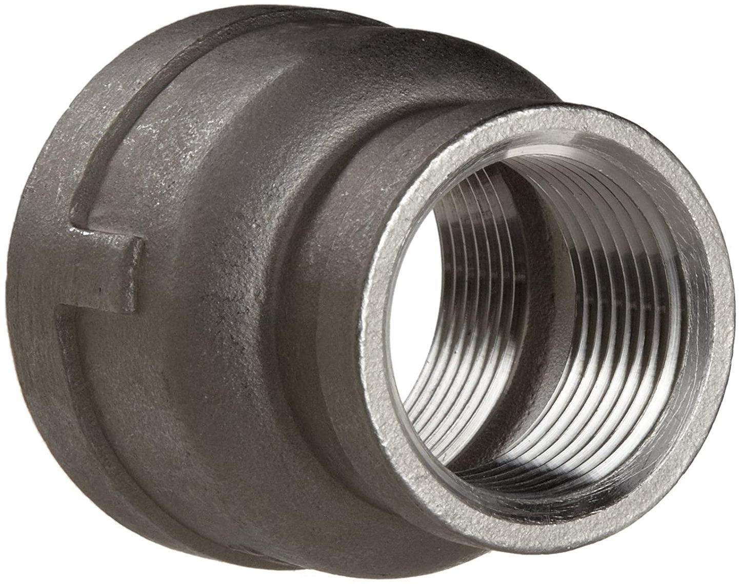 K612-0806 - 1/2" x 3/8" Threaded Reducing Coupling, 316 Stainless Steel