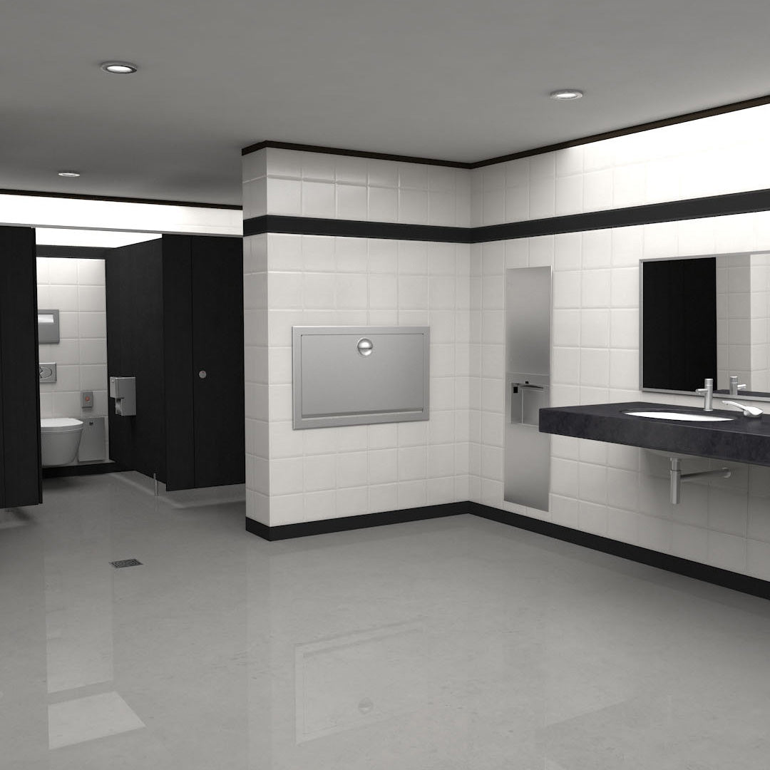 Koala Kare KB110 - Horizontal Recess-Mounted Changing Station