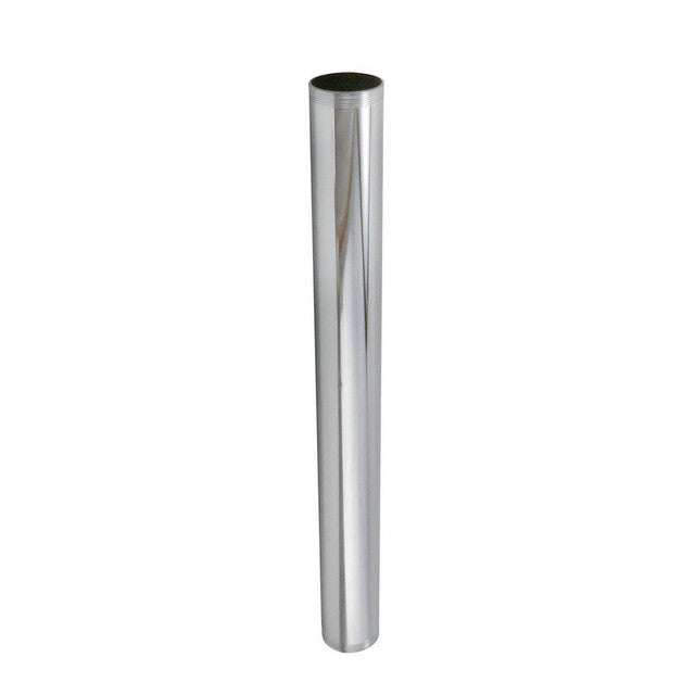 1160PC - 1-1/2" x 8" Threaded Tube - 20 Gauge Chrome Plated Brass