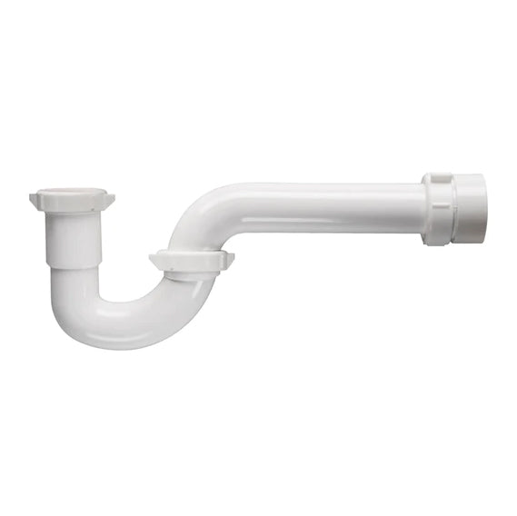 400W - 1-1/2" P-Trap with Reducing Washer - White