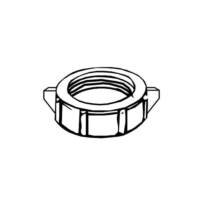 1-1/2" Plastic Slip Joint Nut - Black