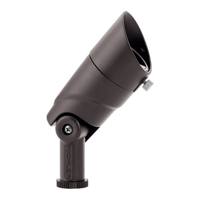 4.5" Length 12V LED Adjustable Lumen 35 Degree Small Flood Light in Textured Architectural Bronze