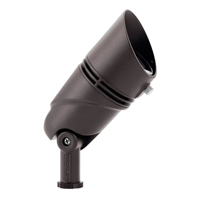 6" Length 12V LED Adjustable Lumen 35 Degree Large Flood Light in Textured Architectural Bronze