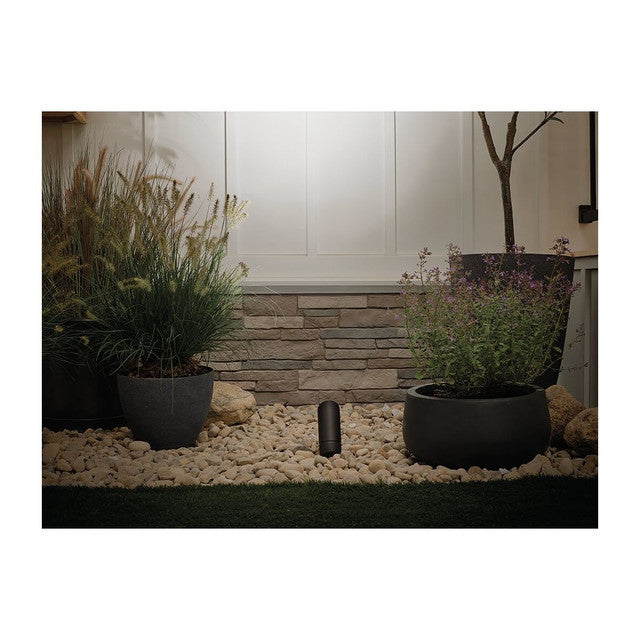 6" Length 12V LED Accent Light - Adjustable Color Temp in Textured Black