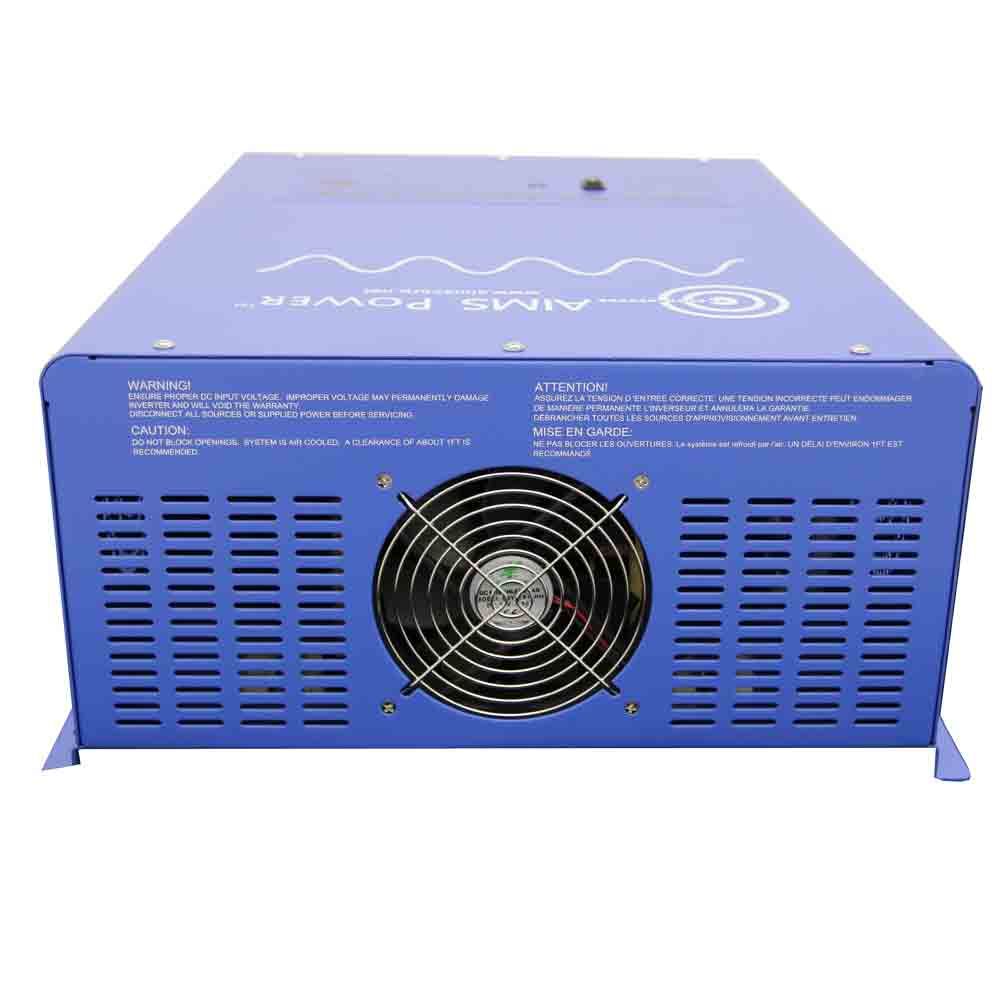 KITC-6K24240 - Off Grid / Back Up 6000 Watt Pure Sine Inverter Charger Split Phase 120V /