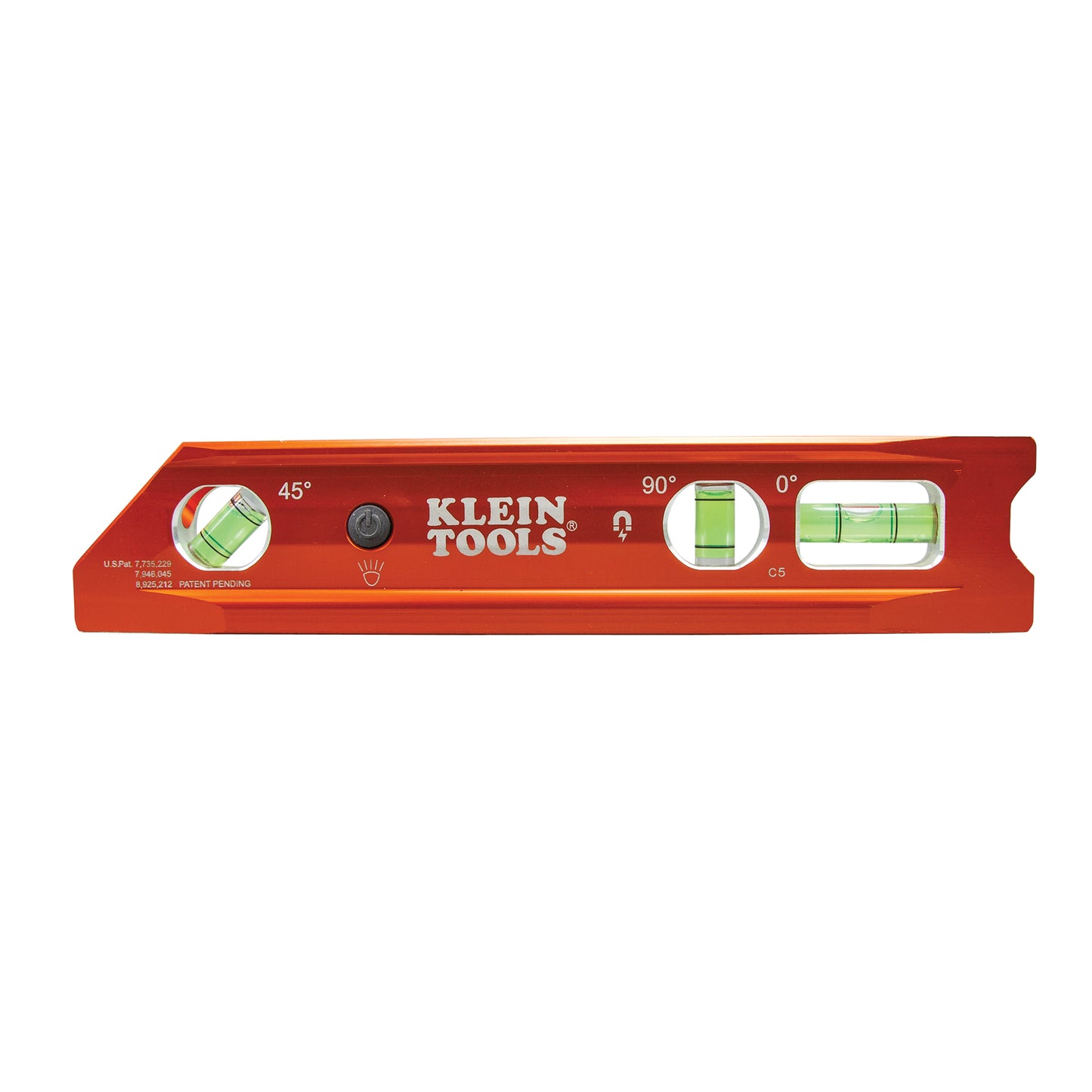 935RBLT - 9" Lighted Torpedo Billet Magnetic Level