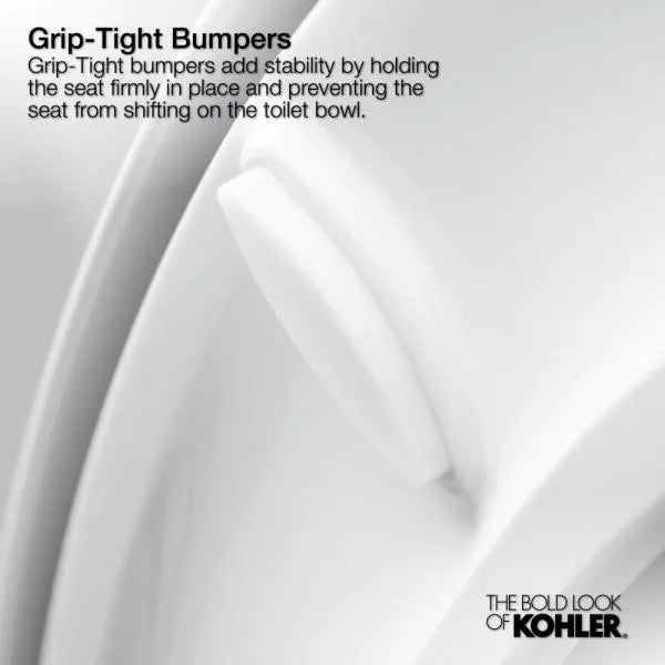 Kohler K-4639-0 - Cachet Quiet-Close Round-Front Toilet Seat